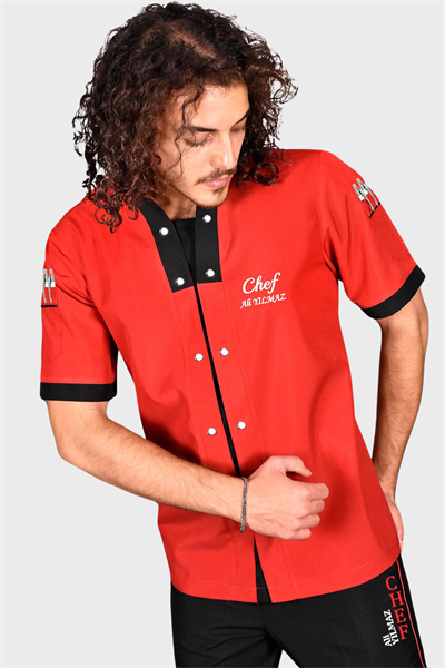 1305 Aşçı Ceketi Kısa Kollu