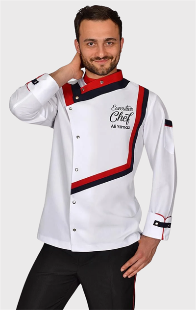 1373 Beyaz Aşçı Elbisesi