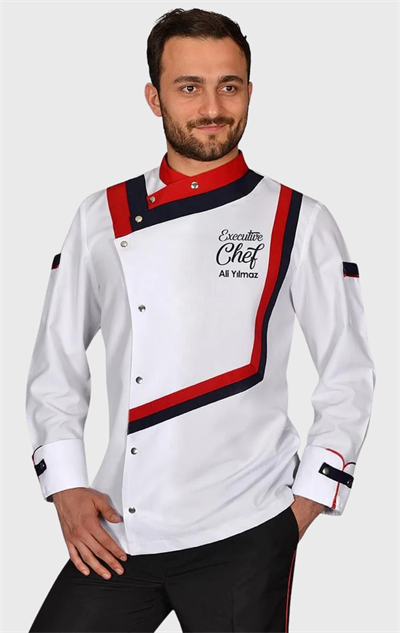 1373 Beyaz Aşçı Elbisesi