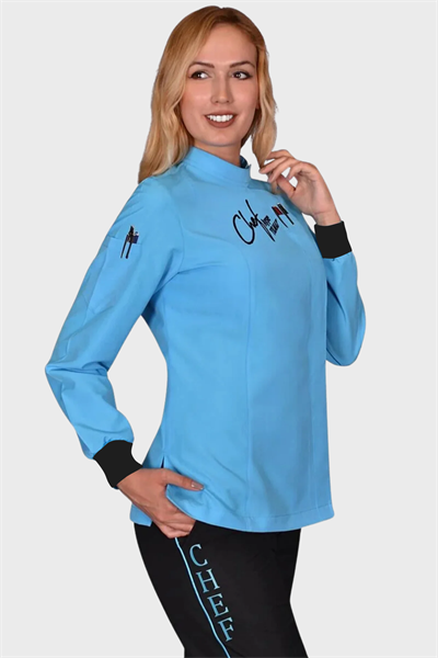 1389 Bayan Aşçı Forması Turkuaz