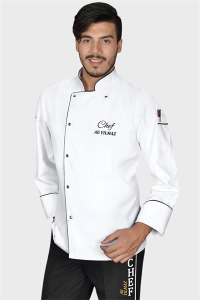 1430 Classıc Chef Aşçı Ceketi Beyaz