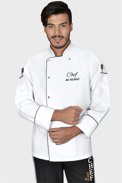 1430 Classıc Chef Aşçı Ceketi Beyaz