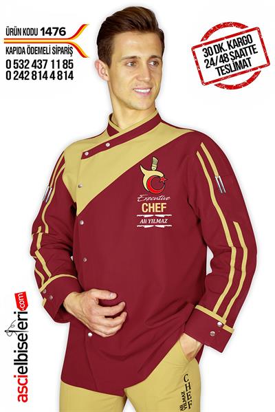 1476- İzmir Şef Aşçı Ceketi