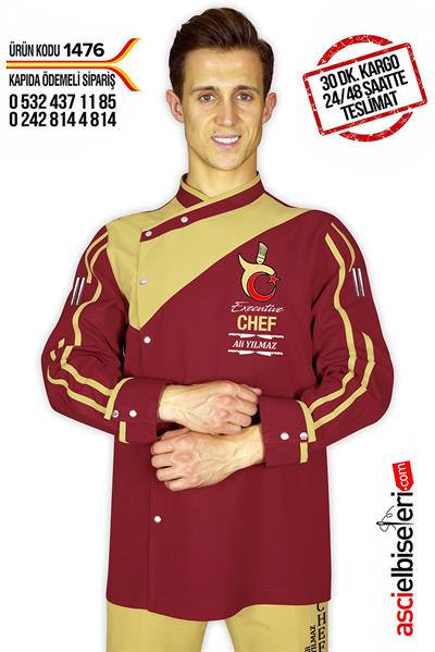1476- İzmir Şef Aşçı Ceketi