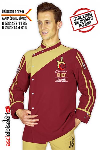 1476- İzmir Şef Aşçı Ceketi