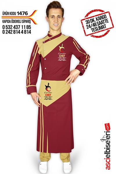 1476- İzmir Şef Aşçı Ceketi
