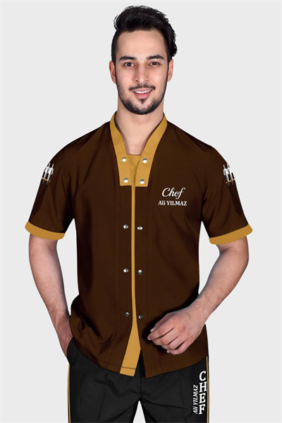 1548 Aşçı Ceketleri Kısa Kollu