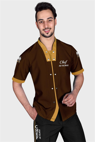 1548 Aşçı Ceketleri Kısa Kollu