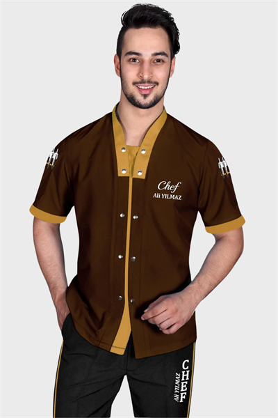 1548 Aşçı Ceketleri Kısa Kollu