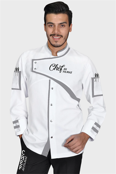 1564  Aşçı Üniforması Beyaz