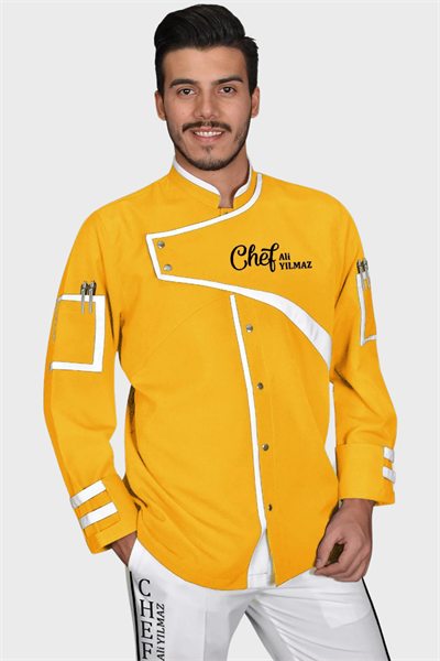 1566  Aşçı Üniforması Sarı
