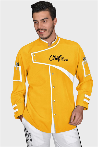 1566  Aşçı Üniforması Sarı