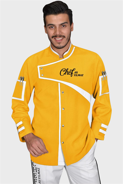 1566  Aşçı Üniforması Sarı