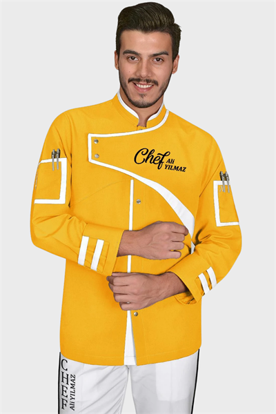 1566  Aşçı Üniforması Sarı
