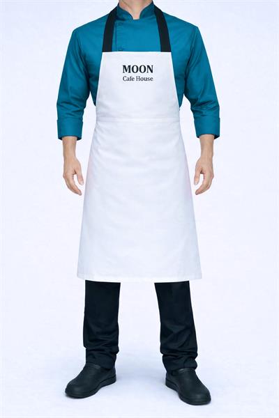 5169 Kalın Askılı Önlük Beyaz