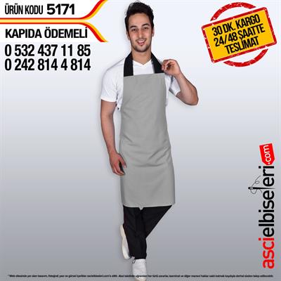 5171  Kalın Askılı Önlük Gri