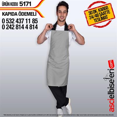 5171  Kalın Askılı Önlük Gri