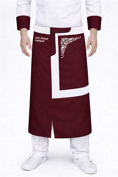 5283 Aşçı Önlüğü Bordo