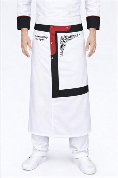 5286 Aşçı Önlükleri Modelleri Beyaz