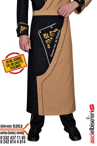 5353 Aşçı Mutfak Önlük Modeli