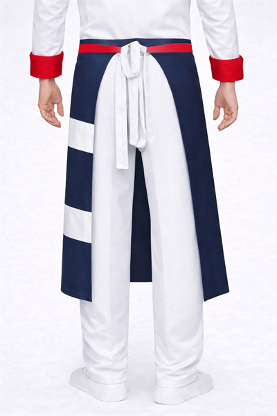 5355 Lacivert Şef Aşçı Mutfak Önlük Tasarımı