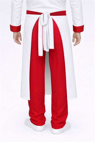 5358 Beyaz Yeni Tasarım Aşçı Önlüğü