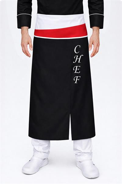 5362 Chef Yazılı Şef Aşçı Önlüğü