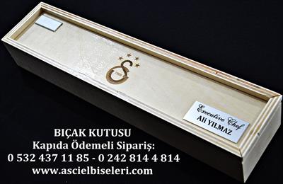 88014 Hediyelik Bıçak Kutuları İsminizin Kutu Üzerine Lazer İle Yazılması Hediye