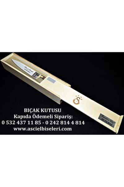 88014 Hediyelik Bıçak Kutuları İsminizin Kutu Üzerine Lazer İle Yazılması Hediye