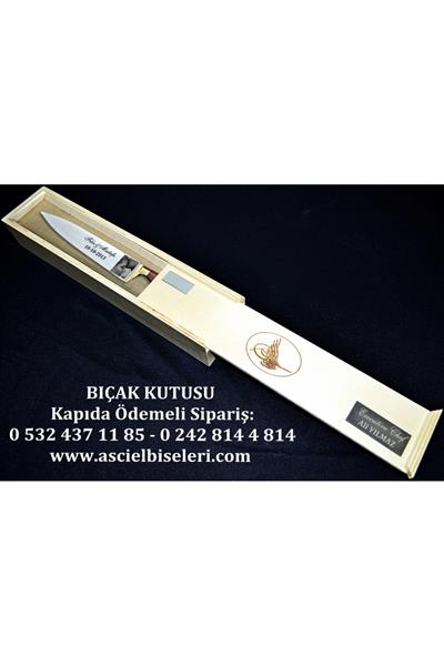 88019 Aşçılara Hediyelik Bıçak Kutuları İsminizin Kutu Üzerine Lazer İle Yazılması Hediye