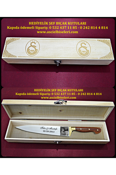 88025 Bıçak Kutusu Kendinden Hazır Desenli