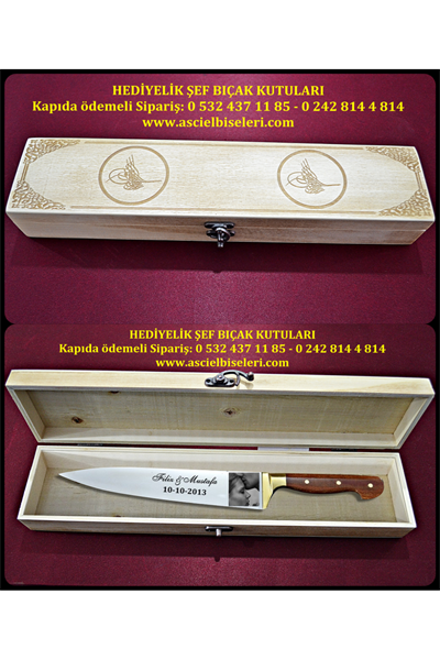 88027 Bıçak Kutuları Kendinden Hazır Desenli