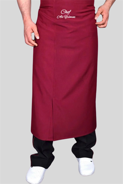 Aşçı Önlüğü Bordo