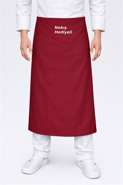 Aşçı Önlüğü Bordo