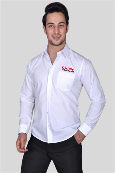 Beyaz Erkek Garson Gömlekleri