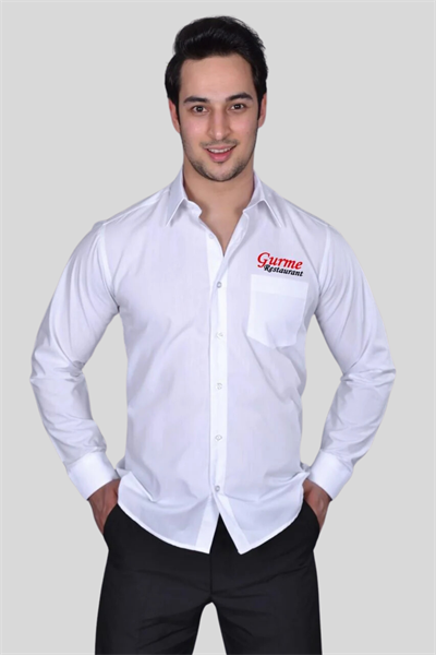 Beyaz Erkek Garson Gömlekleri