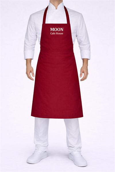 Bordo Boyundan Bağlamalı Önlükler