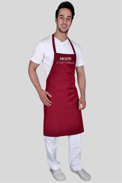 Bordo Boyundan Bağlamalı Önlükler