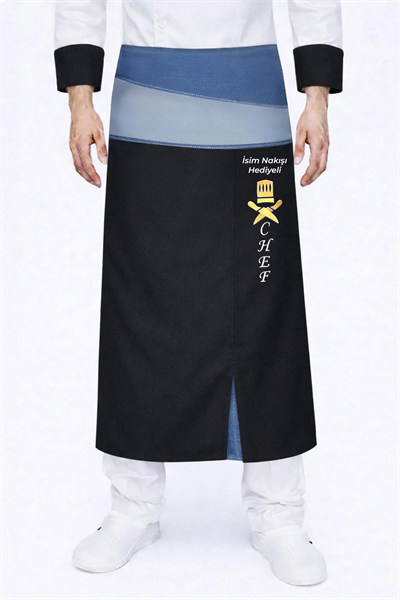 Chef Mutfak Önlükleri Siyah
