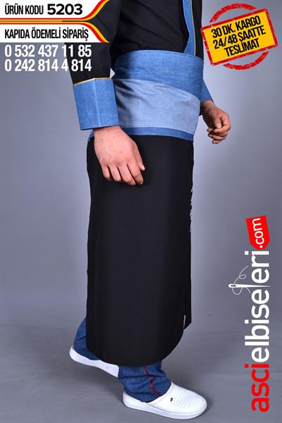 Chef Mutfak Önlükleri Siyah