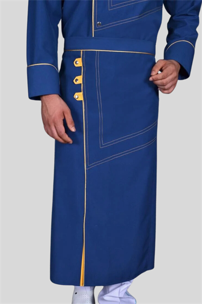 Çınarcık Mavi Şef Aşçı Önlükleri Modeli