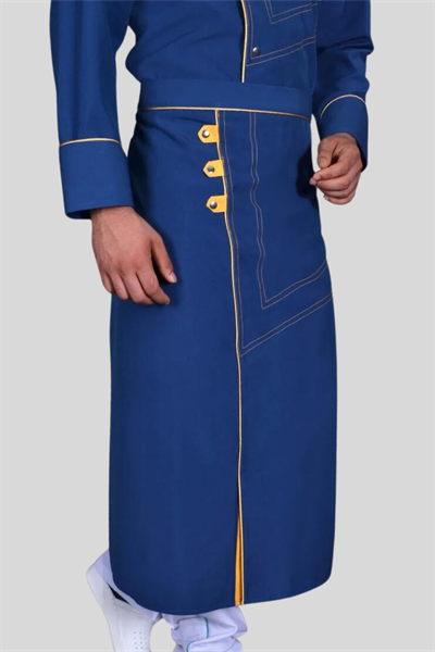Çınarcık Mavi Şef Aşçı Önlükleri Modeli