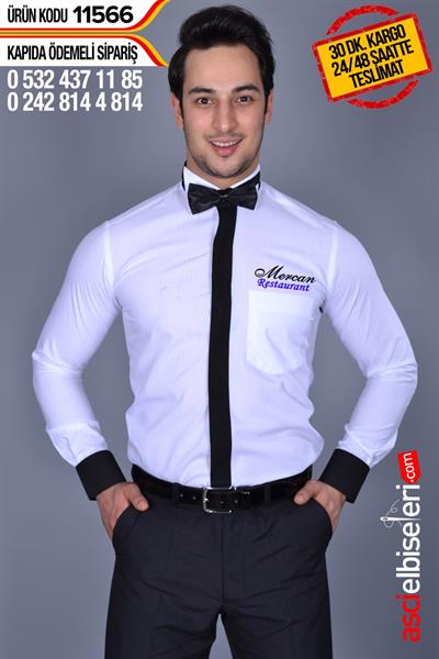 D11566 Ata Yaka Garson Gömlekleri