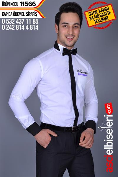 D11566 Ata Yaka Garson Gömlekleri