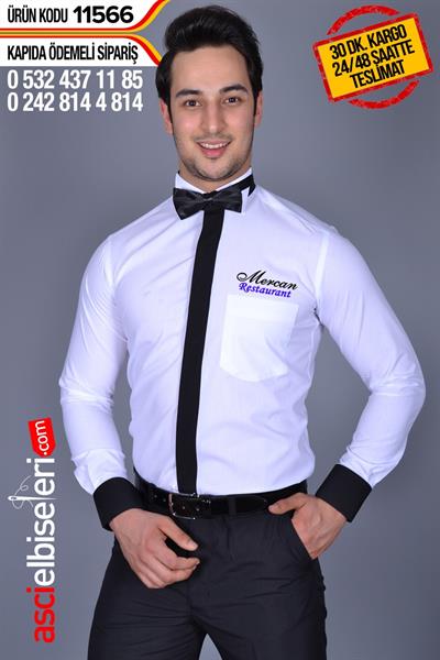 D11566 Ata Yaka Garson Gömlekleri
