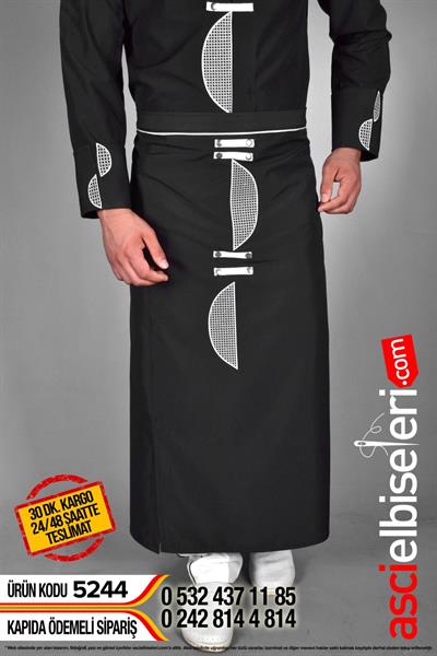 Dalyan Siyah Şef Mutfak Önlüğü