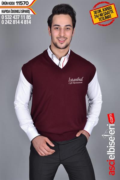 De-11570 Garson Süveteri Bordo