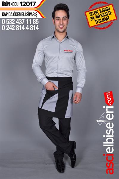 De-12017- Gri Garson Gömlek Modelleri