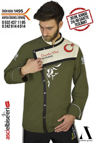 De- 1495 - Maxımum Chef Aşçı Ceketi