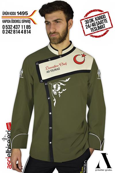 De- 1495 - Maxımum Chef Aşçı Ceketi